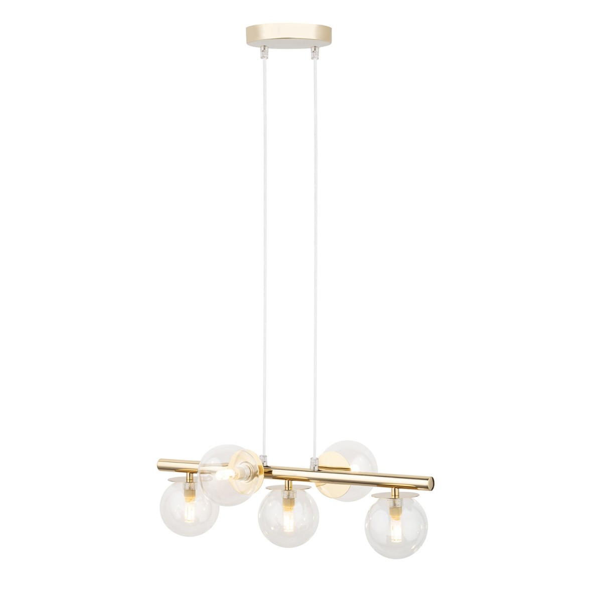 urokliwa oprawa Sigma AVOLA lampa wisząca 40799 kolor złoty 5 x G9 12W led