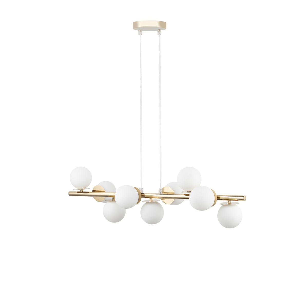 wdzięczna oprawa Sigma AVOLA lampa wisząca 40797 kolor złoty 9 x G9 12W led