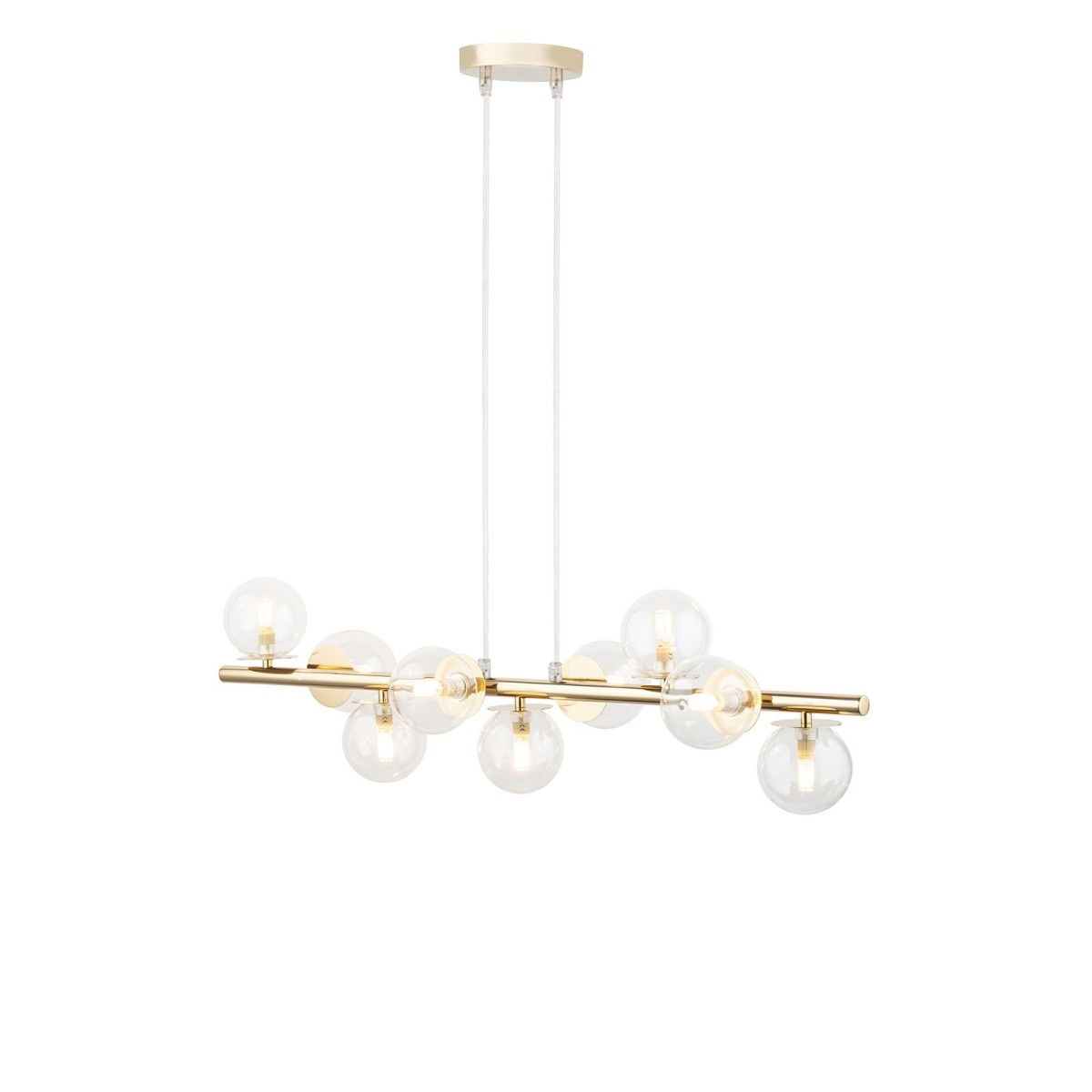 wytworna oprawa Sigma AVOLA lampa wisząca 40801 kolor złoty 9 x G9 12W led