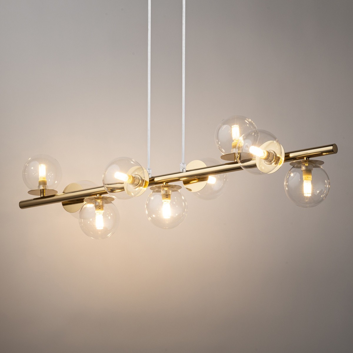 wytworna oprawa Sigma AVOLA lampa wisząca 40801 kolor złoty 9 x G9 12W led