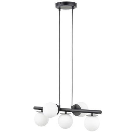 zachwycająca oprawa Sigma AVOLA lampa wisząca 40787 kolor czarny 5 x G9 12W led