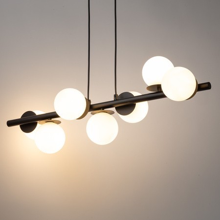 atrakcyjna oprawa Sigma AVOLA lampa wisząca 40788 kolor czarny 7 x G9 12W led