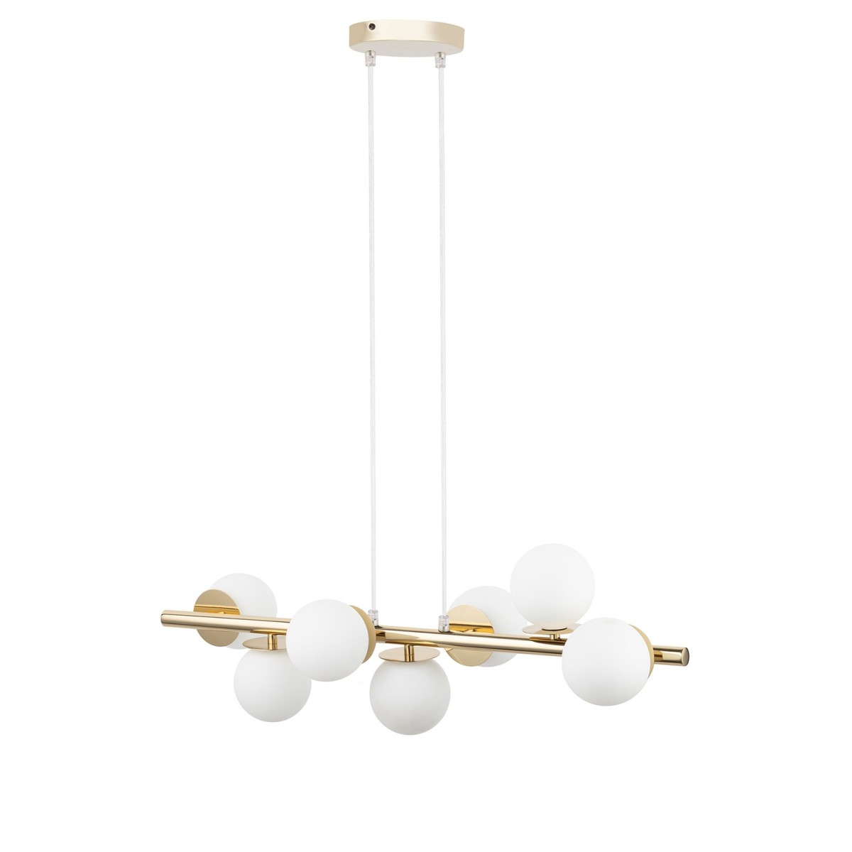 delikatna oprawa Sigma AVOLA lampa wisząca 40796 kolor złoty 7 x G9 12W led