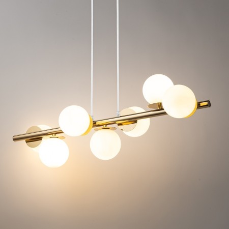 delikatna oprawa Sigma AVOLA lampa wisząca 40796 kolor złoty 7 x G9 12W led