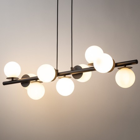 designerska oprawa Sigma AVOLA lampa wisząca 40789 kolor czarny 9 x G9 12W led