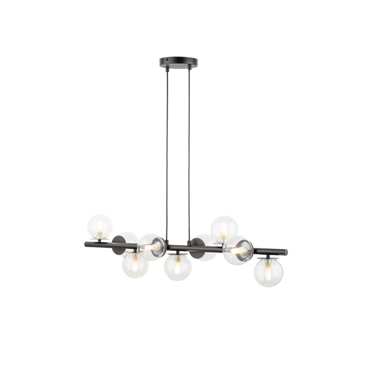 efektowna oprawa Sigma AVOLA lampa wisząca 40793 kolor czarny 9 x G9 12W led