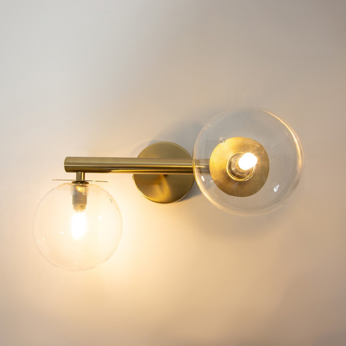 efektowna oprawa Sigma AVOLA kinkiet 41485 kolor złoty 2xG9 12W LED