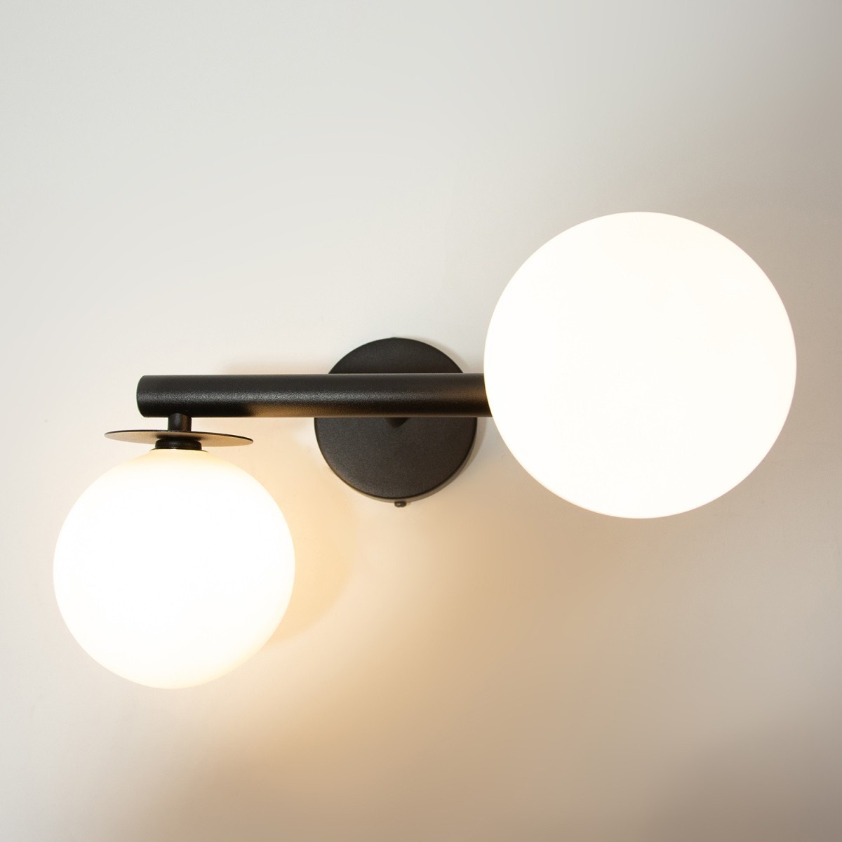 estetyczna oprawa Sigma AVOLA kinkiet 41486 kolor czarny 2xG9 12W LED