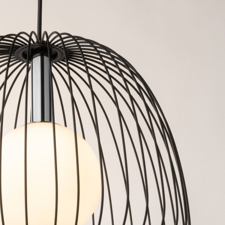 gustowna oprawa Sigma BELL lampa wisząca 40723 kolor czarny 1 x G9 12W led