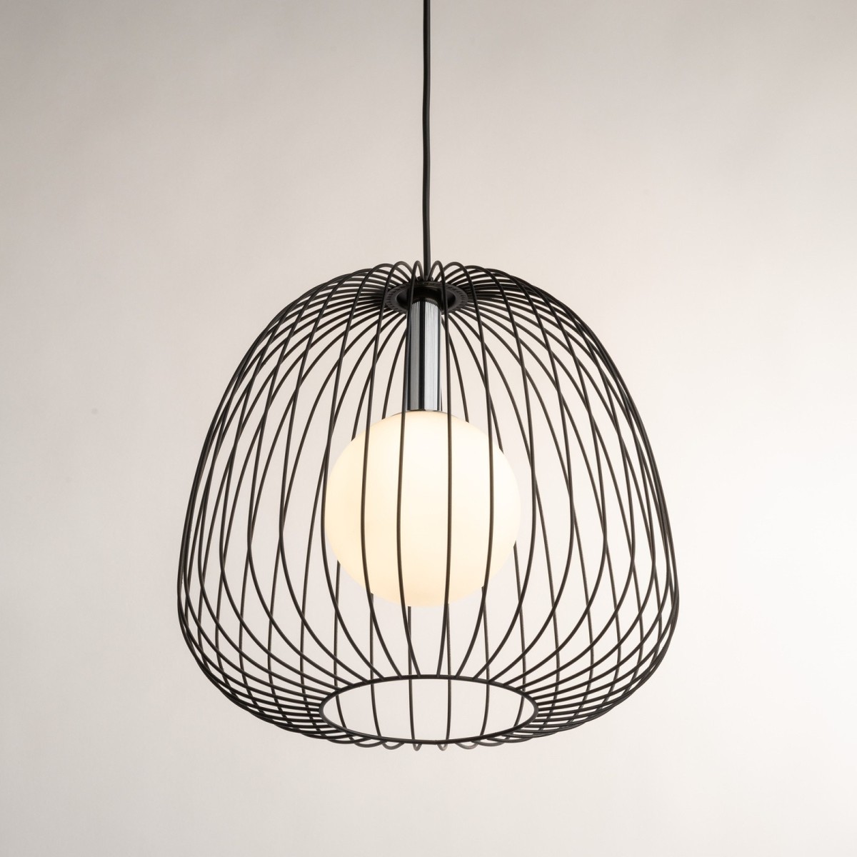 gustowna oprawa Sigma BELL lampa wisząca 40723 kolor czarny 1 x G9 12W led