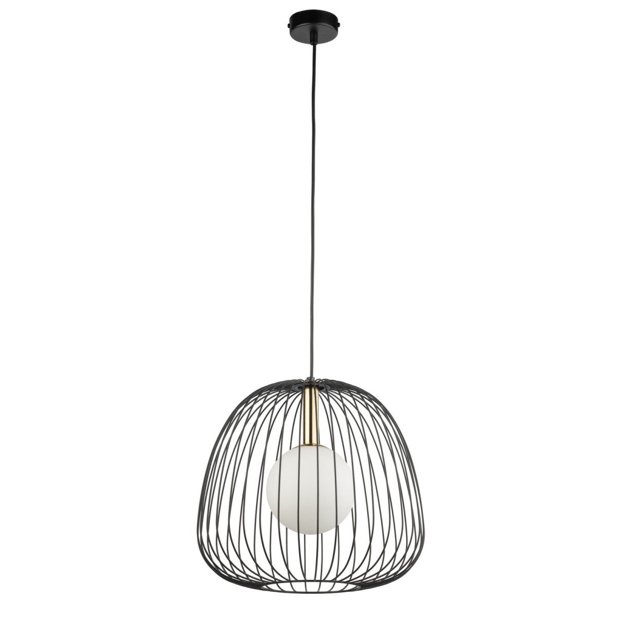 harmonijna oprawa Sigma BELL lampa wisząca 40727 kolor czarny 1 x G9 12W led