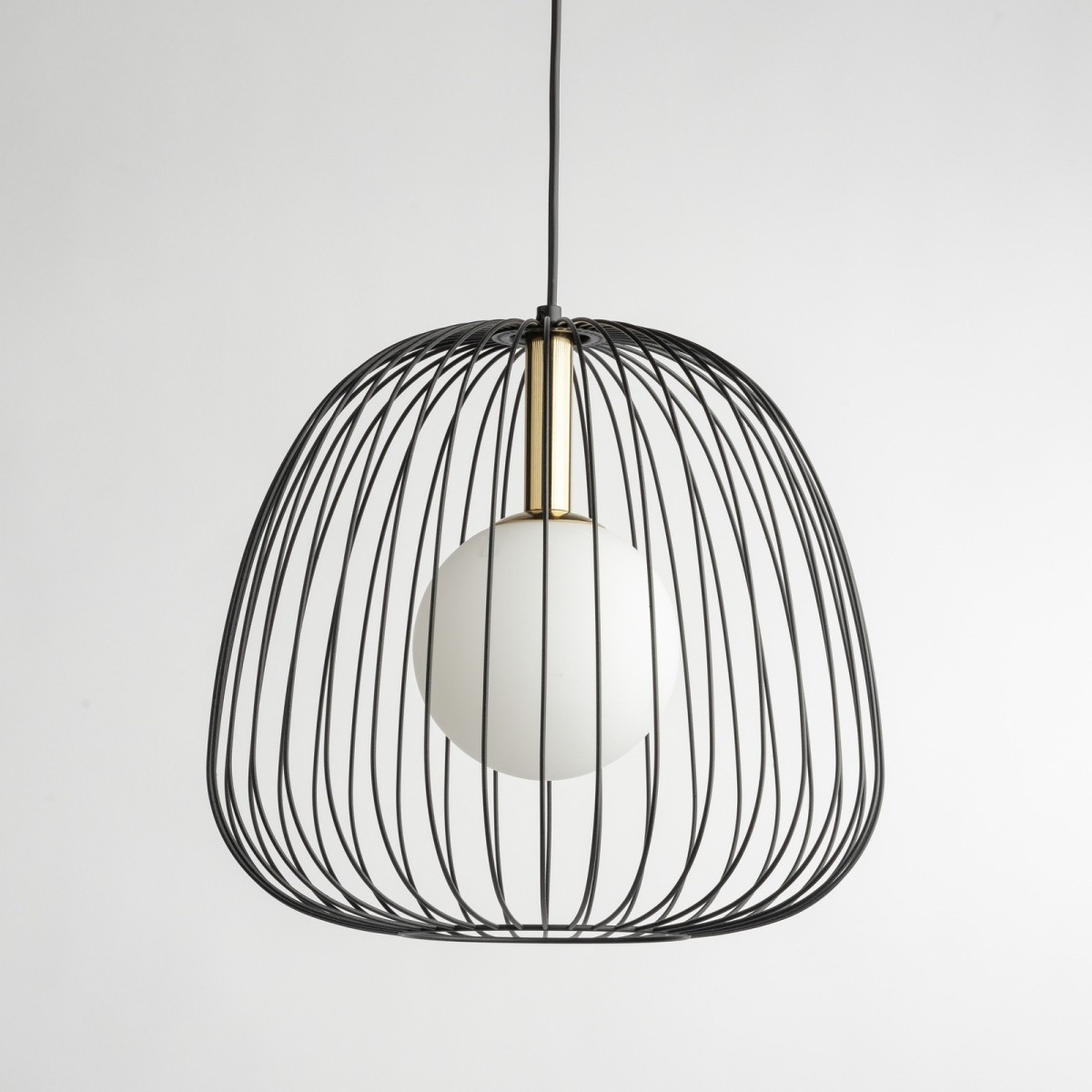 harmonijna oprawa Sigma BELL lampa wisząca 40727 kolor czarny 1 x G9 12W led