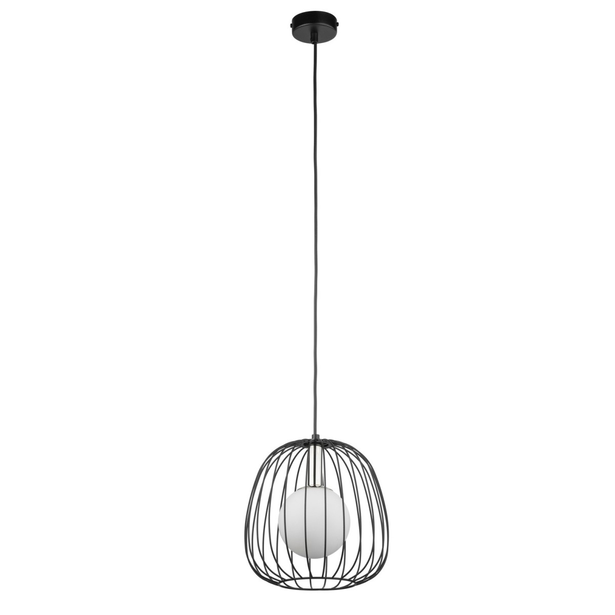 imponująca oprawa Sigma BELL lampa wisząca 40722 kolor czarny 1 x G9 12W led