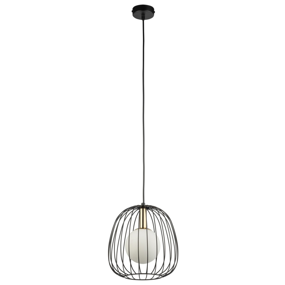 niebanalna oprawa Sigma BELL lampa wisząca 40726 kolor czarny 1 x G9 12W led