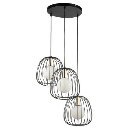 oryginalna oprawa Sigma BELL lampa wisząca 40729 kolor czarny 3 x G9 12W led