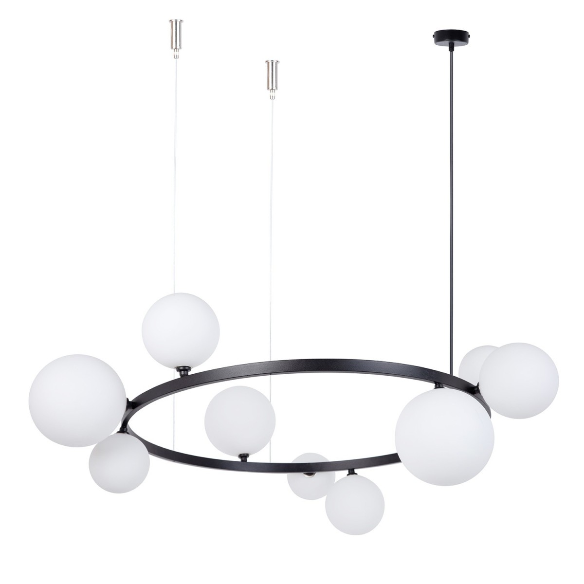 zachwycająca oprawa Sigma BOLERO lampa wisząca- żyrandol 41320 kolor czarny 9XG9 12W LED