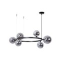 designerska oprawa Sigma BOLERO lampa wisząca- żyrandol 41325 kolor czarny 6XG9 12W LED