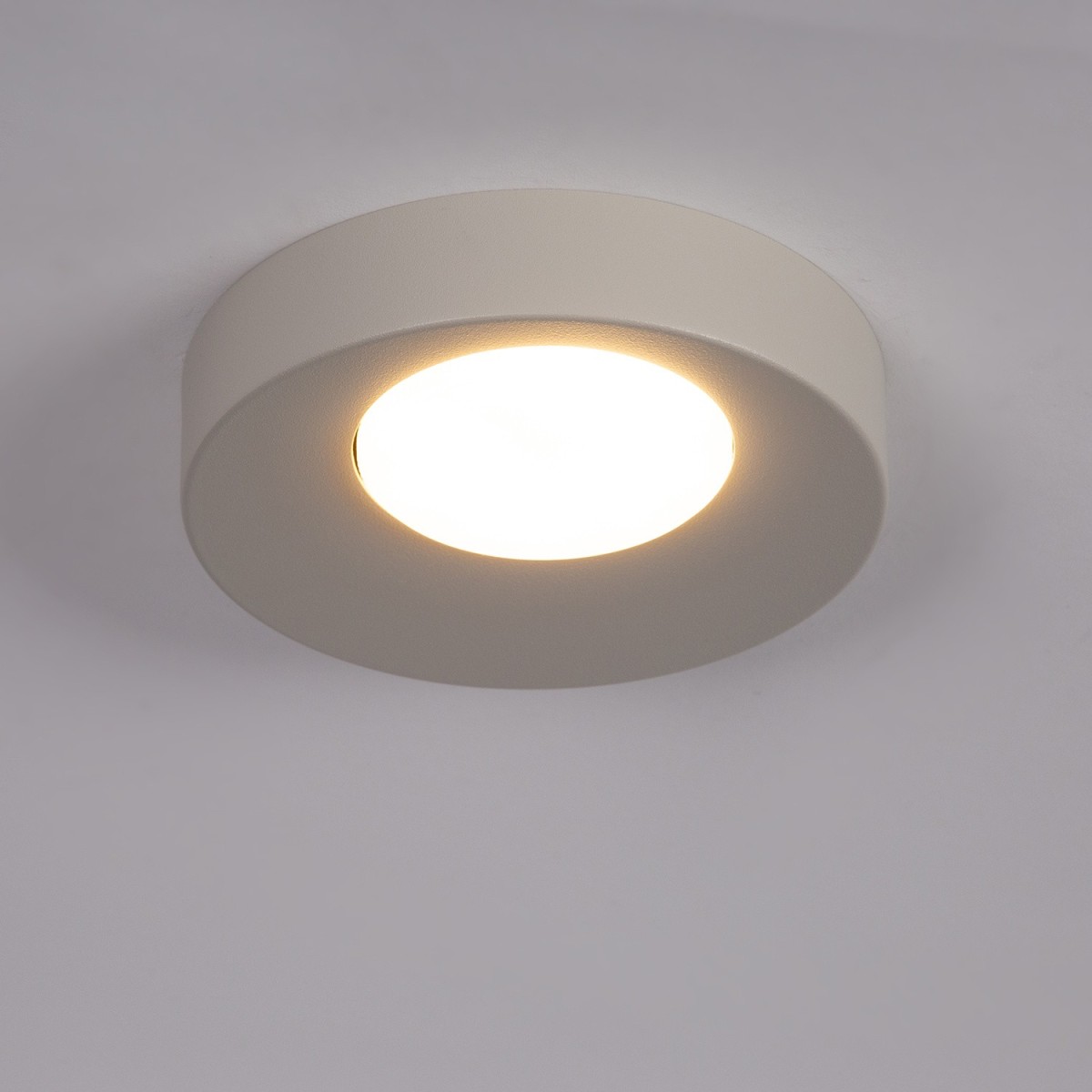 elegancka oprawa Sigma BROS plafon-spot 40836 kolor szary beż 1x GX 53 12W Led