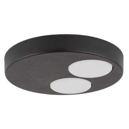 estetyczna oprawa Sigma BROS plafon-spot 40831 kolor czarny 2x GX 53 12W Led