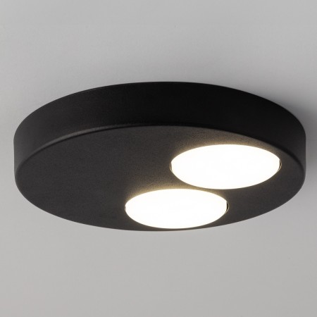 estetyczna oprawa Sigma BROS plafon-spot 40831 kolor czarny 2x GX 53 12W Led