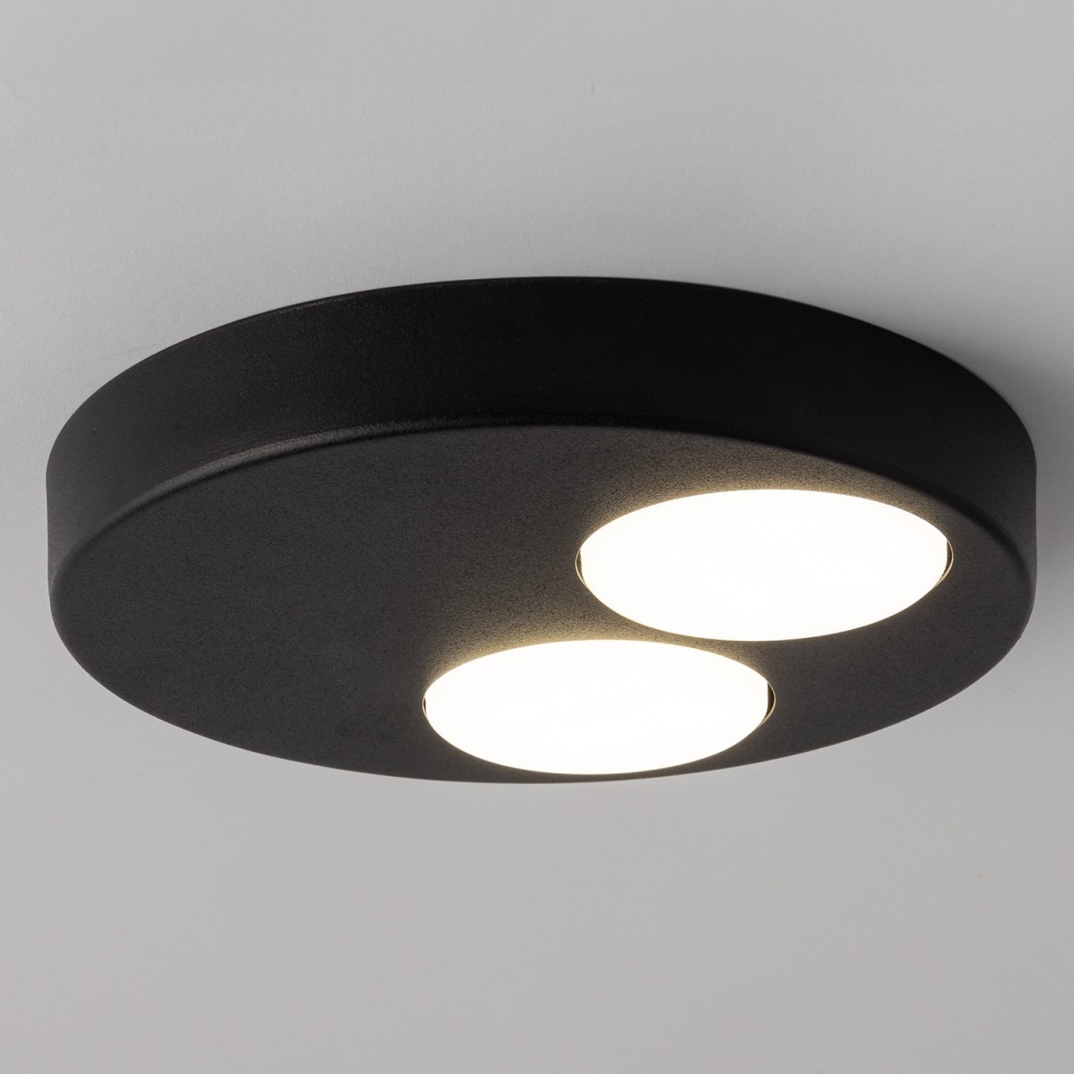 estetyczna oprawa Sigma BROS plafon-spot 40831 kolor czarny 2x GX 53 12W Led