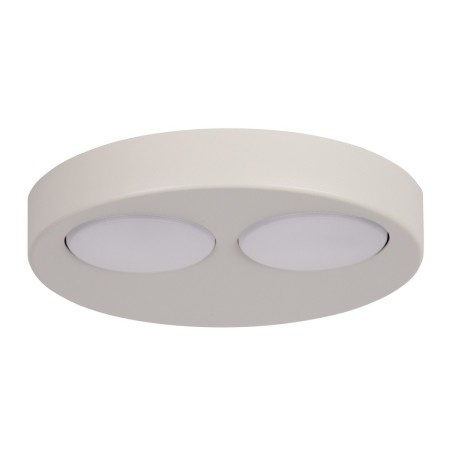 gustowna oprawa Sigma BROS plafon-spot 40837 kolor szary beż 2x GX 53 12W Led