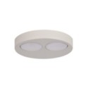 gustowna oprawa Sigma BROS plafon-spot 40837 kolor szary beż 2x GX 53 12W Led