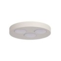 niebanalna oprawa Sigma BROS plafon-spot 40838 kolor szary beż 3x GX 53 12W Led