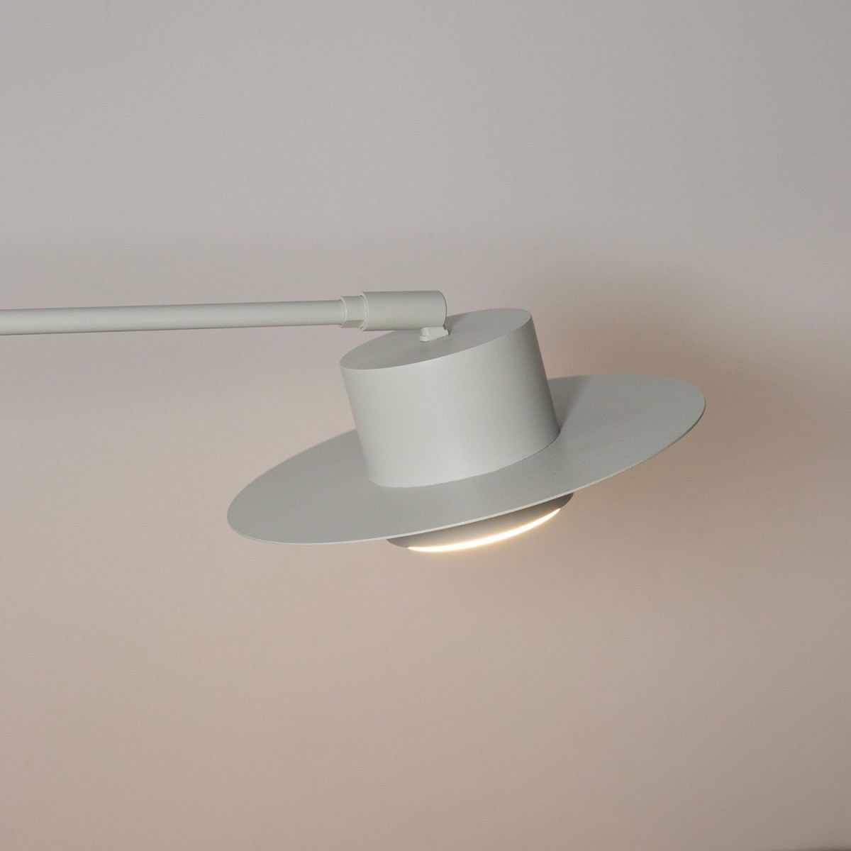 przyjemna dla oka oprawa Sigma CHARLIE kinkiet 41297 kolor szary beż 1 GX53 12 W LED