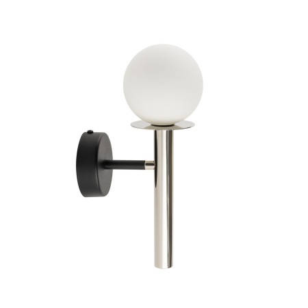 stylowa oprawa Sigma DAISY kinkiet 40767 kolor czarny- srebrny 1 x G9 12W led