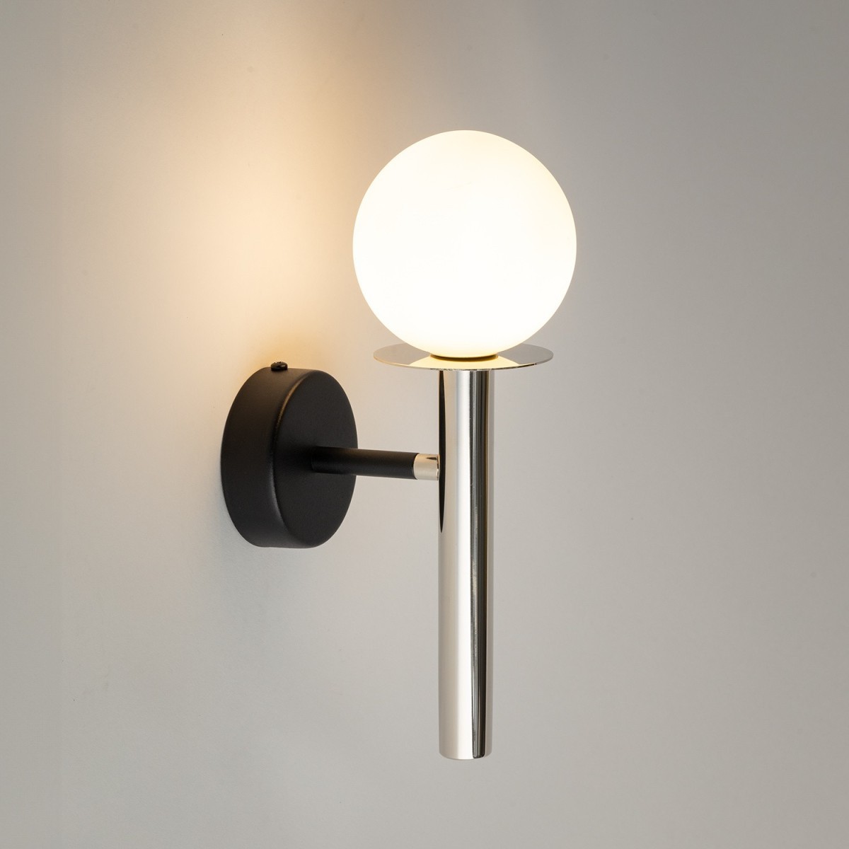 stylowa oprawa Sigma DAISY kinkiet 40767 kolor czarny- srebrny 1 x G9 12W led