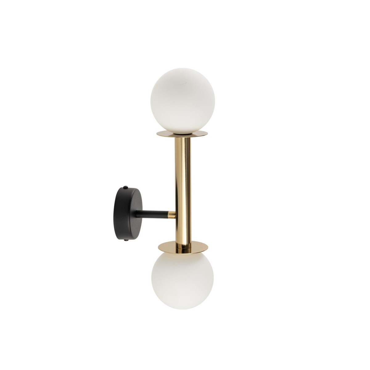 atrakcyjna oprawa Sigma DAISY kinkiet 40774 kolor czarny- złoty 2 x G9 12W led