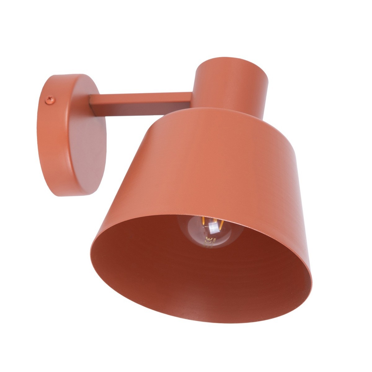 szykowna oprawa Sigma DUNKA kinkiet 41137 kolor ceglany 1XE27 15W LED