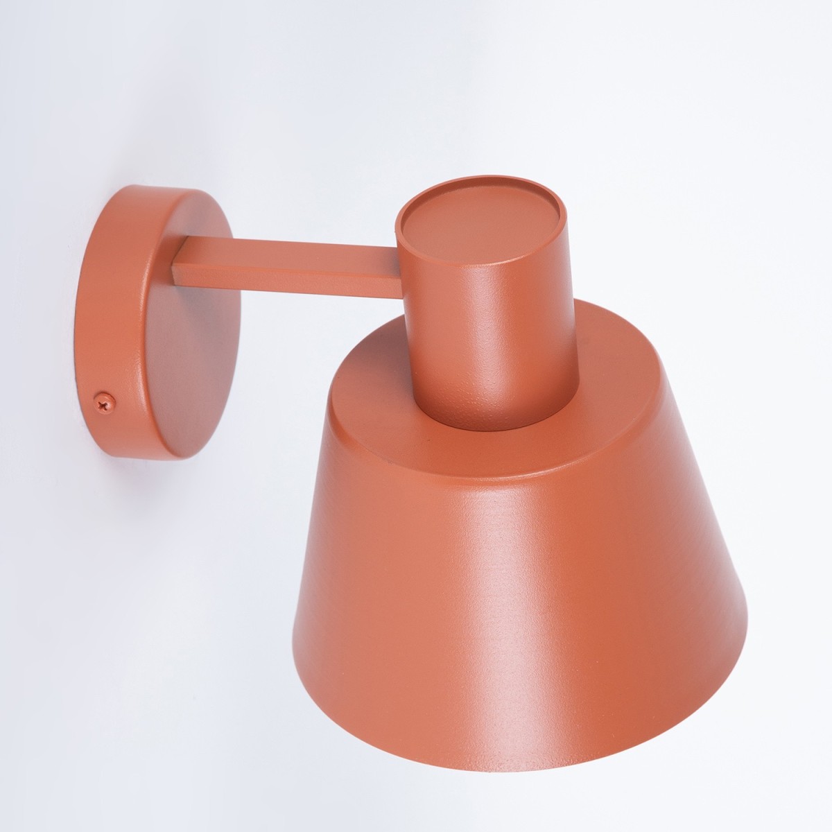 szykowna oprawa Sigma DUNKA kinkiet 41137 kolor ceglany 1XE27 15W LED