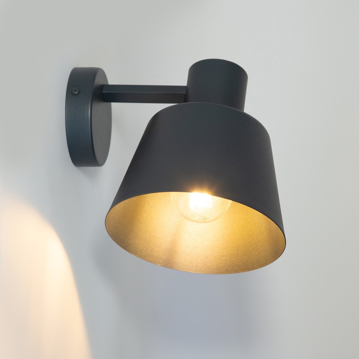 wdzięczna oprawa Sigma DUNKA kinkiet 41141 kolor antracyt 1XE27 15W LED