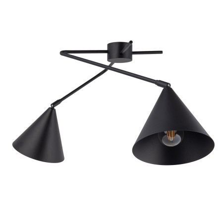 delikatna oprawa Sigma GALAXY plafon 40937 kolor czarny 2 x E27 15W Led