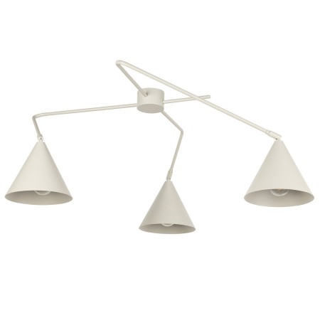 efektowna oprawa Sigma GALAXY plafon 40942 kolor szary beż 3 x E27 15W Led
