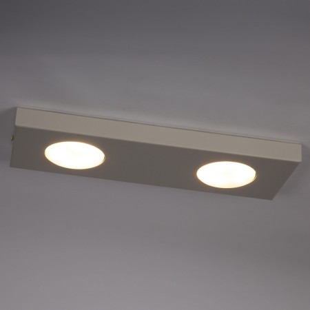 imponująca oprawa Sigma HERO plafon-spot 40923 kolor szary beż 2xGX5312w led