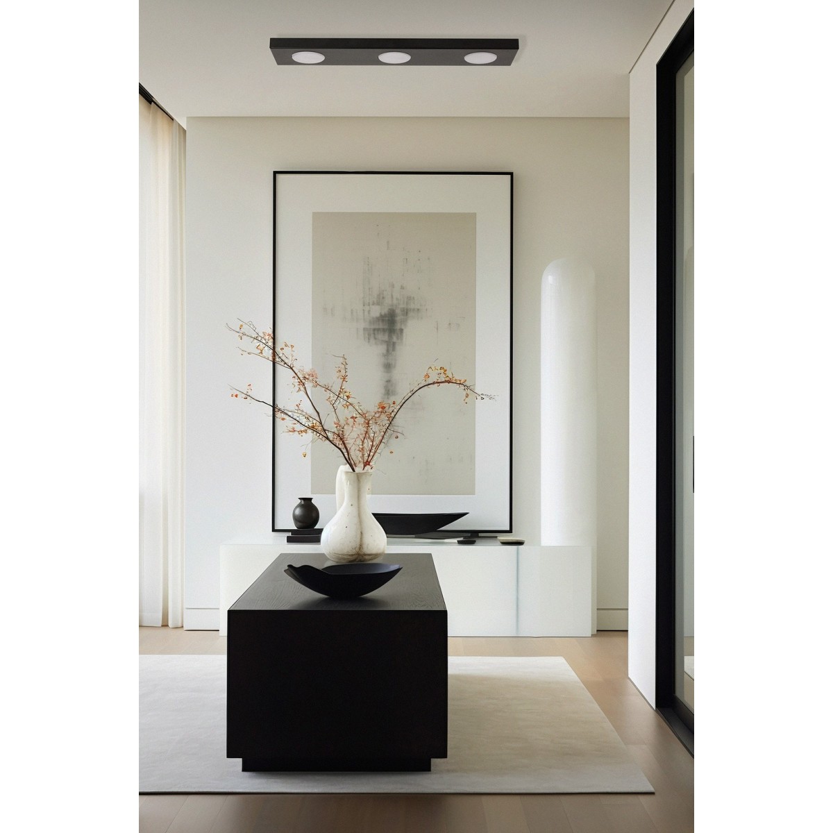 niepowtarzalna oprawa Sigma HERO plafon-spot 40921 kolor czarny 3xGX5312w led