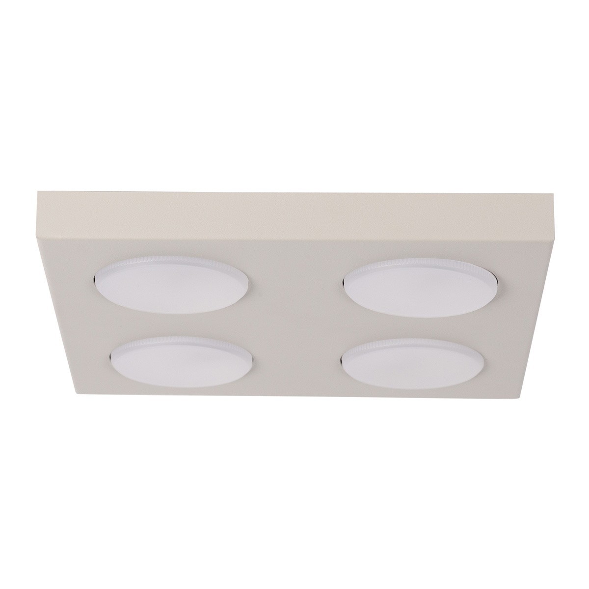 pełna wdzięku oprawa Sigma HERO plafon-spot 40995 kolor szary beż 4xGX5312w led