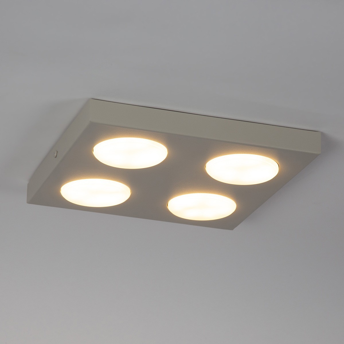 pełna wdzięku oprawa Sigma HERO plafon-spot 40995 kolor szary beż 4xGX5312w led