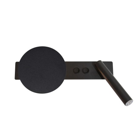 atrakcyjna oprawa Sigma HOTEL MOOD kinkiet 41366 kolor czarny 1XG9 12W led- 1XG9 3W led