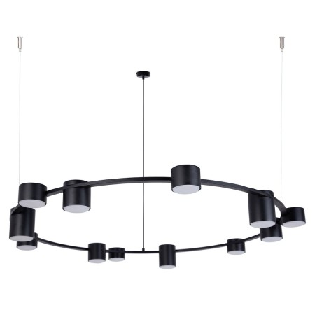 designerska oprawa Sigma KODO lampa wisząca-żyrandol 41339 kolor czarny 12x GX53 12 W LED