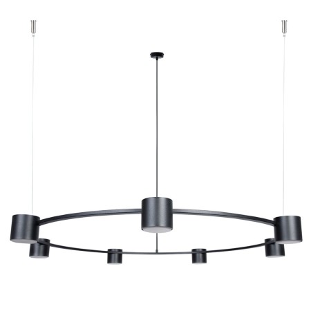 elegancka oprawa Sigma KODO lampa wisząca-żyrandol 41336 kolor czarny 7x GX53 12 W LED