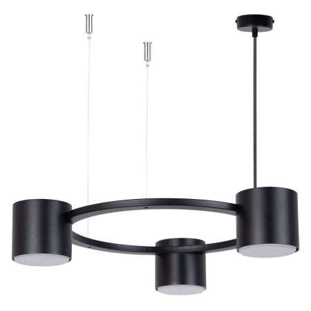 imponująca oprawa Sigma KODO lampa wisząca-żyrandol 41334 kolor czarny 3x GX53 12 W LED