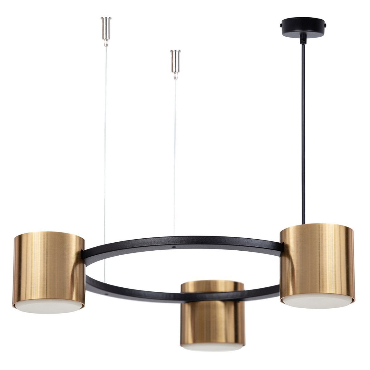 niebanalna oprawa Sigma KODO lampa wisząca-żyrandol 41328 kolor czarny 3x GX53 12 W LED