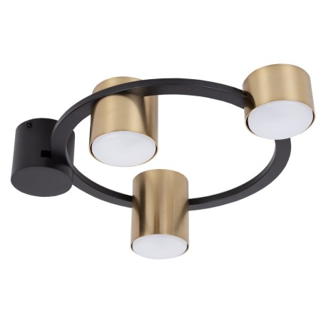 niezwykła oprawa Sigma KODO plafon 41331 kolor czarny 3x GX53 12 W LED
