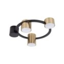 niezwykła oprawa Sigma KODO plafon 41331 kolor czarny 3x GX53 12 W LED