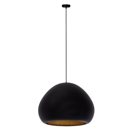 schludna oprawa Sigma LAVA lampa wisząca 41077 kolor czarny-złoty 1 x E27 15W Led