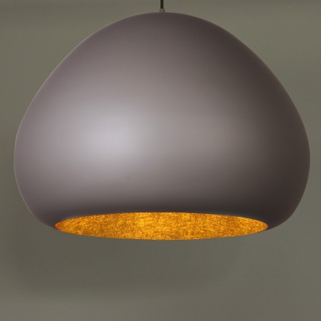 szykowna oprawa Sigma LAVA lampa wisząca 41080 kolor taupe-złoty 1 x E27 15W Led